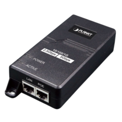 Inyector PoE 802.3 af/at, Hasta 30 W, con Puertos de 10/100/1000Mbps/ 2.5 Gbps/5 Gbps