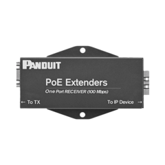 Receptor PoE/PoE+ Para Uso con Transmisor POEXTX1, Hasta 610 Metros (2000 ft) con Cable Cat5e o Cat6, 10/100Mbps