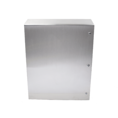 Gabinete de Acero Inoxidable IP66 Uso en Intemperie (800 x 1000 x 300 mm) con Placa Interna Galvanizada.