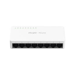 Switch no PoE no administrado, con 8 puertos Gigabit