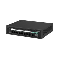 Switch PoE, no administrable, con 10 puertos 10/100/1000 Mbps Monitorearle en la Nube