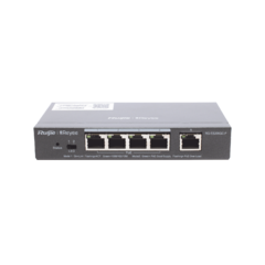 Switch Administrable PoE con 5 puertos Gigabit, 4 PoE 802.3af/at, gestión gratuita desde la nube, 54w