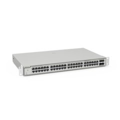 Switch Administrable Capa 3 con 48 puertos Gigabit + 4 SFP+ para fibra 10Gb, gestión gratuita desde la nube