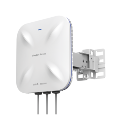 Punto de Acceso Wi-Fi 6 Industrial para Exterior Sectorial 60°, hasta 5.95 Gbps, MU-MIMO 4x4, Filtros Anti Interferencia y Auto Optimización con IA, puerto eth 2.5G y SFP