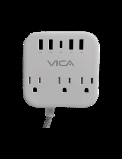 Centro Multicontactos VICA SUP USB 7P