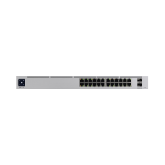 UniFi Switch USW-Pro-24-POE Gen2, con funciones capa 3, de 24 puertos PoE 802.3at/bt + 2 puertos 1/10G SFP+, 400W, pantalla informativa