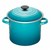 Caldeirão Esmaltado Le Creuset Stock Pot Azul Caribe 22cm