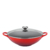 Wok de Ferro com Tampa de Vidro Le Creuset Vermelha 32cm