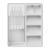 Organizador de Facas e Talheres ou Clear Branco 37,5x30x5,6cm - comprar online