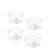 Organizador de Gaveta ou Clear Natural 7,5x5,6cm 4pçs - comprar online