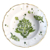 Prato Fundo de Porcelana Bitossi Floral Verde 23cm