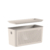 Cesto Organizador com Tampa ou Flow Bege 27x12x13cm - loja online