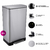 Lixeira de Aço Inox E-cube 30l - comprar online