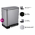 Lixeira de Aço Inox E-cube 20l - comprar online