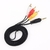 Cabo RCA 1.5m e 3.5mm, cabo macho av com saída aux para 3 rca, conector de vídeo e áudio, para alto-falante, tv, cd, dvd player, laptop na internet