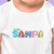 Camiseta Eu Amo Sampa Infantil - 100% Algodão Branca