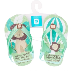 Chinelo Elástico Bebe Pimpolho Verde Leão 17 A 23 - loja online