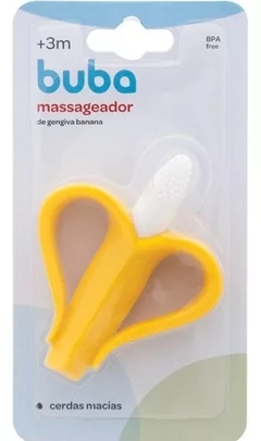 Massageador De Gengiva bebe Buba Silicone mordedor banana - Kids For Fun