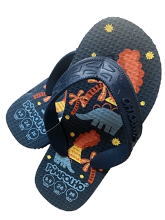 Pimpolho Chinelo Infantil Masculino Dinossauro