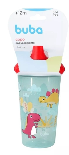 Copo Infantil Antivazamento 300 Ml Dino Buba - Kids For Fun