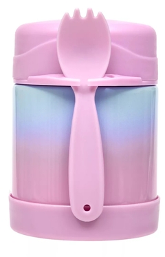 Pote Térmico Para Comida Bebe Inox Com Talher Rosa Buba - comprar online