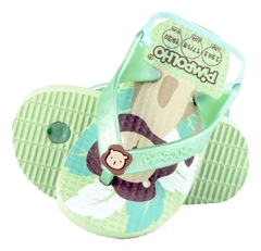 Chinelo Elástico Bebe Pimpolho Verde Leão 17 A 23 - comprar online