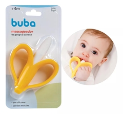 Massageador De Gengiva bebe Buba Silicone mordedor banana na internet