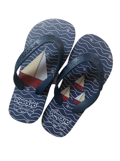 Pimpolho Chinelo Infantil Masculino Marinheiro