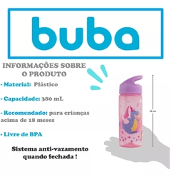 Garrafinha Infantil Canudo Retrátil Água Suco Leite Buba na internet