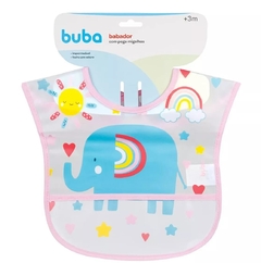 kit babador e copo antivazamento buba menino e menina - Kids For Fun