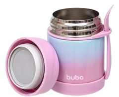 Pote Térmico Para Comida Bebe Inox Com Talher Rosa Buba na internet