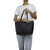 Bolsa Classe Couro Shopping Bag Com Costura Ondulada - comprar online