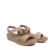 Sandalia Usaflex Feminina Plataforma Ouro Light - comprar online