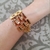 Pulseira Folheada a Ouro 18k Larga - comprar online