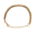 Pulseira Folheada a Ouro 18k com Elos Quadrados - comprar online