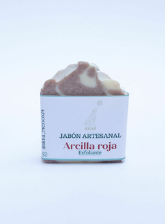 Jabón artesanal arcilla roja- 100 gr