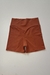 SHORT COSTURA FRONTAL MARROM - comprar online