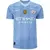 Camisa Manchester City I 23/24 - Torcedor Masculina - Azul Com Patch Campeão Mundial de Clubes 2023