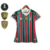 Camisa Fluminense 23/24 I - Feminina - Tricolor com patches libertadores