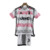 Kit Infantil Juventus II 23/24 Branco com detalhes em preto e rosa