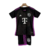 Kit Infantil Bayern de Munique II 23/24 - Preto com detalhes em roxo e verde