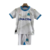 Kit Infantil Olympique Marseille I 23/24 - Branco com detalhes em azul e dourado