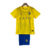 Kit Infantil Al-Nassr I 23/24 - Amarelo com detalhes em azul