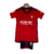 Kit Infantil Osasuna I 23/24 - Vermelho com detalhes em azul e branco