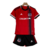 Kit Infantil Colo Colo II 23/24 - Vermelho com detalhes em preto e branco