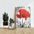 Quadro Decorativo Floral Papoula Vermelha - MFDecor