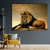 Quadro Decorativo Animal Selvagem Leão Rei Floresta Entardecer Horizontal na internet