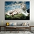 Quadro Decorativo Animal Selvagem Tigre Branco Horizontal - comprar online