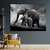 Quadro Decorativo Animais Selvagens Família Elefantes Horizontal na internet