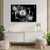 Quadro Decorativo Floral Artístico Abstrato Flores Brancas Horizontal - comprar online